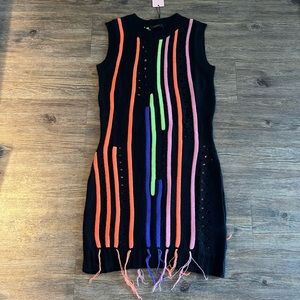 Small Micas Brand colorful sweater dress